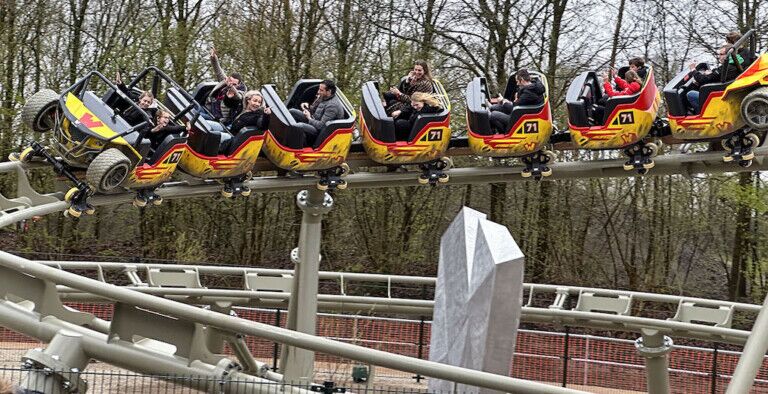 Walibi Holland Eat My Dust coaster Zamperla