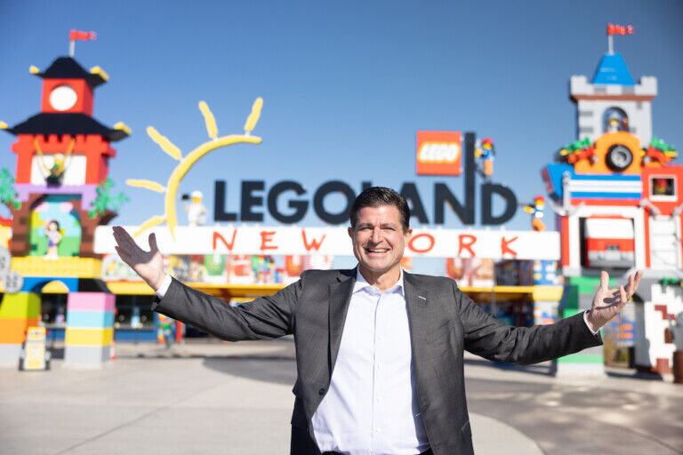 Merlin's Scott O'Neil at Legoland New York