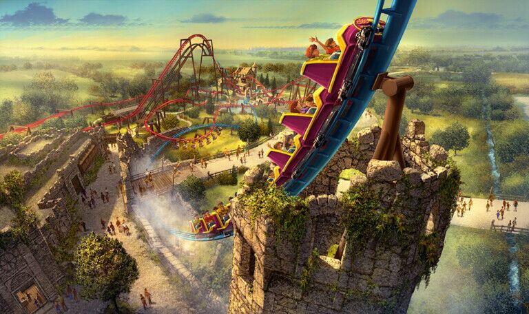 Emerald Park artist's impression of Birdseye coaster