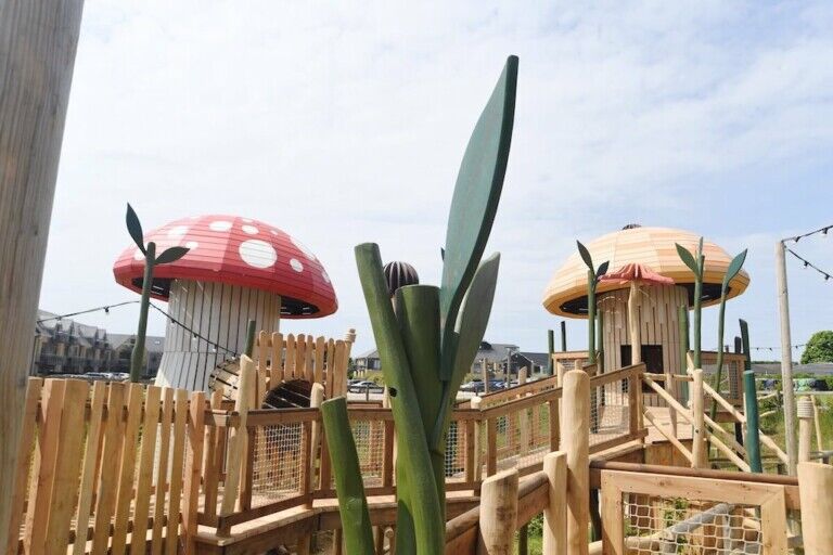 Mushrooms-and-greenery-at-Fairy-Dell-adventure-play-by-CAP.Co-at-Fairytale-Farm