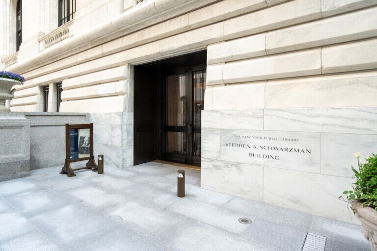 new entrance new york public library