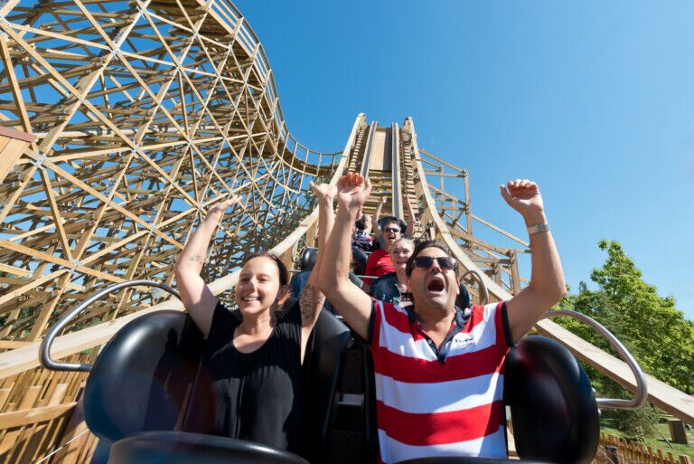 six flags bobcat coaster