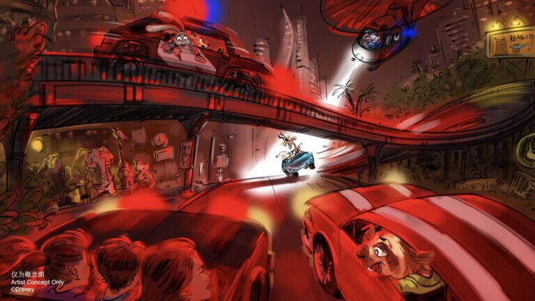 zootopia land shanghai disneyland