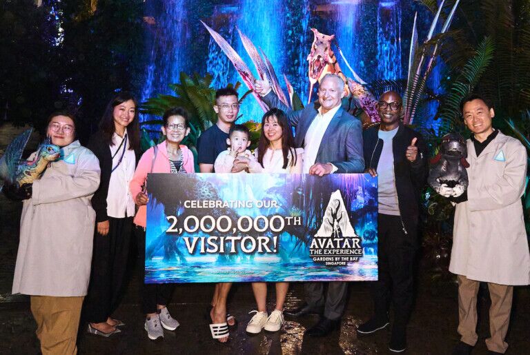 Neon Avatar experience 2 mill visitors