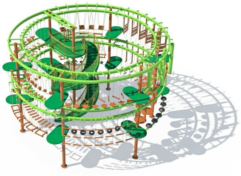 Walltopia Group Circle Ropes Course