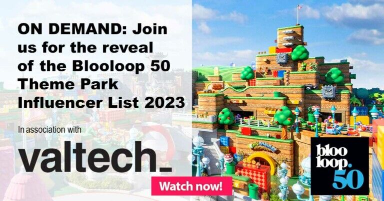 On Demand: Blooloop 50 Theme Park Influencer 2023. In Association with Valtech. Register Now.