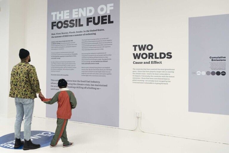 fossil fuel exhibition climate museum