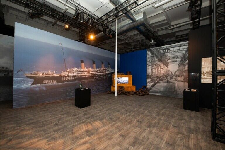 Imagine Exhibitions Titanic The Exhibition in Chicago ship