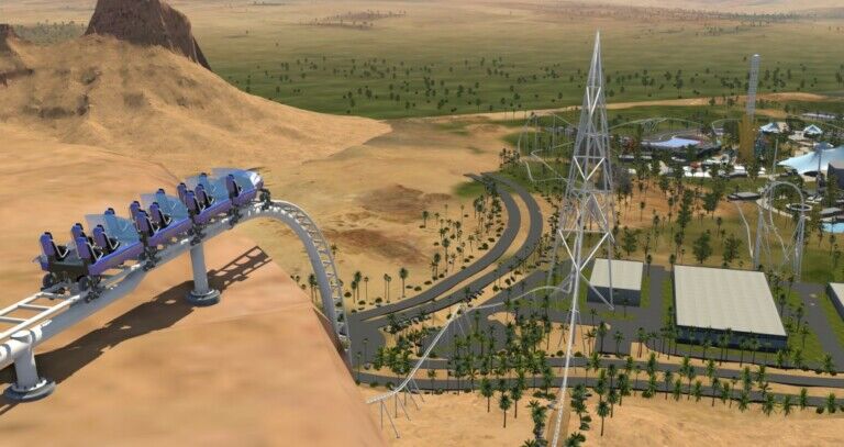 Intamin Falcon's Flight rendering