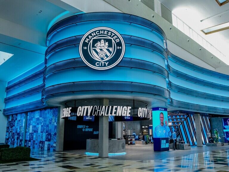 man city challenge yas mall