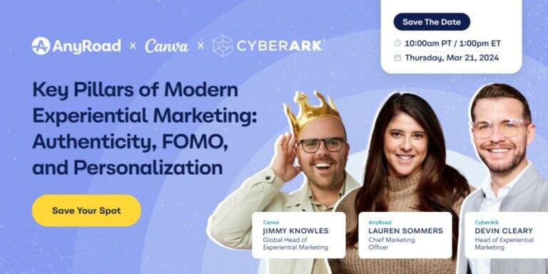 AnyRoad Key Pillars of Modern Experiential Marketing