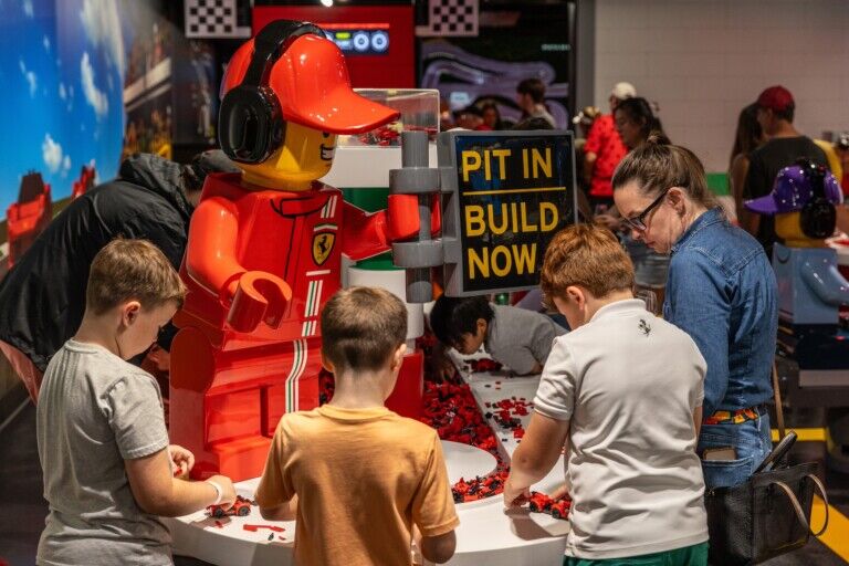 legoland florida build and race ferrari attraction