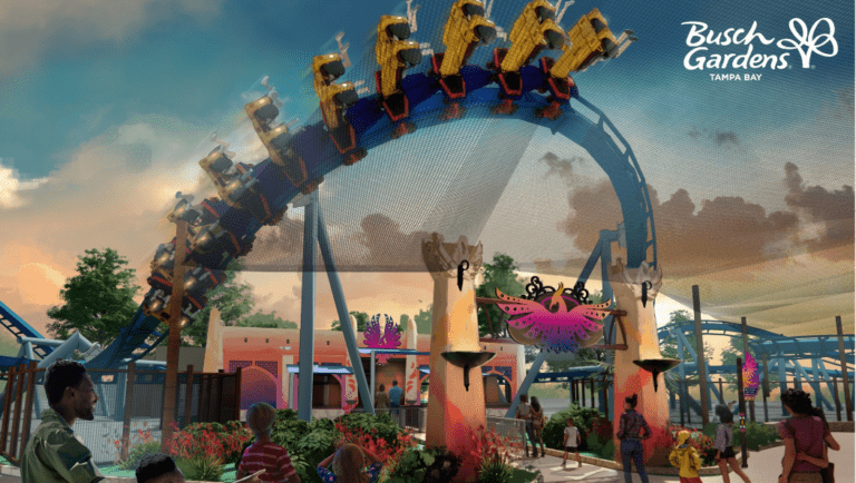 busch gardens phoenix rising coaster