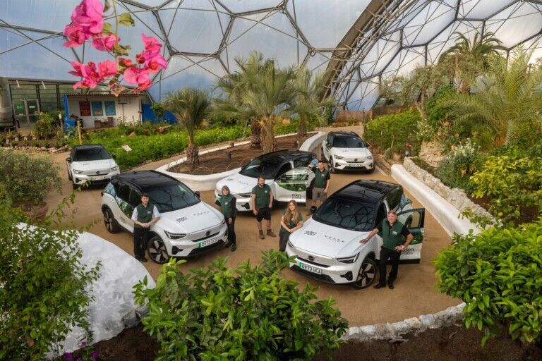 eden project volvo electric cars