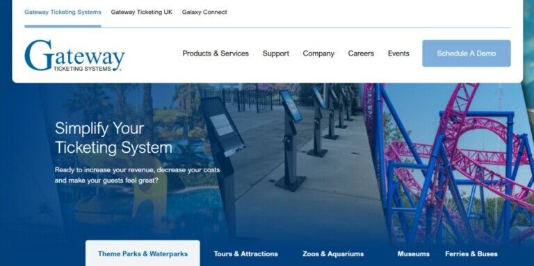 Gateway Ticketing Systems launches new website