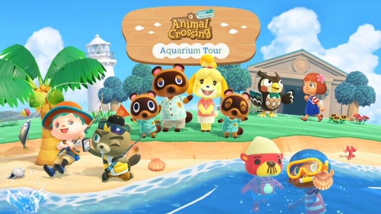 animal crossing aquarium tour