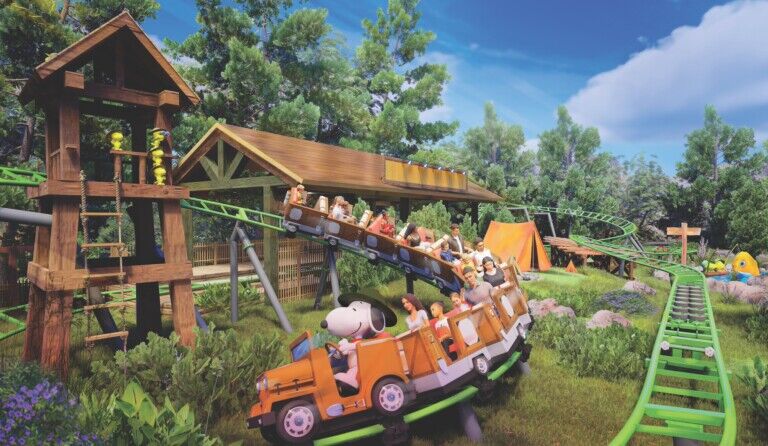 camp snoopy coaster knott's berry farm