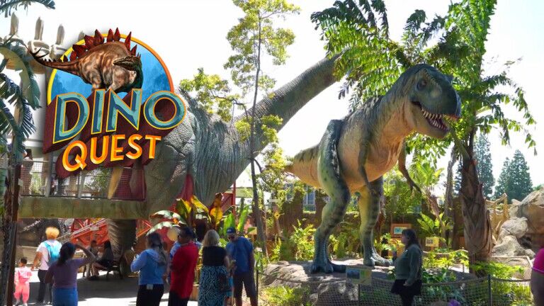 dino quest exhibit area Discovery Cube Beaudry Interactive