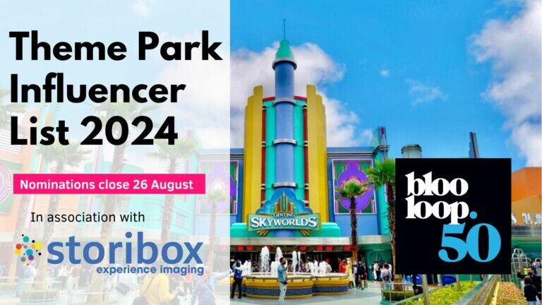 Blooloop 50 Theme Park Influencer List 2024 Social