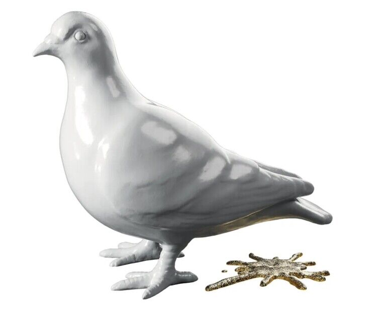 museum of london pigeon splat logo