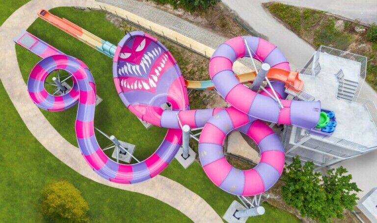 wiegand.waterrides Monster Lotus slide The Parque Aquatico