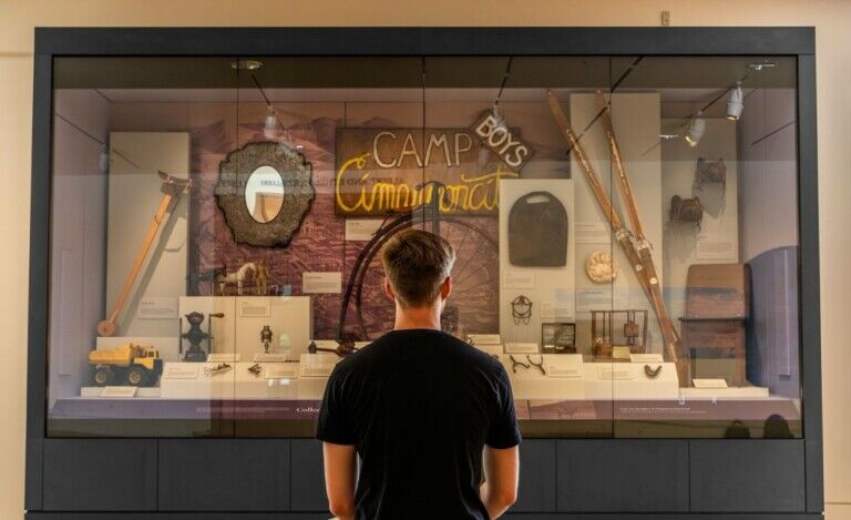 Ideum New Mexico Showcase installation used with permission from the New Mexico History Museum Department of Cultural Affairs
