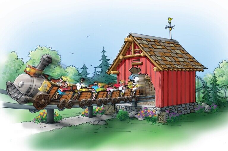 carowinds camp snoopy new coaster