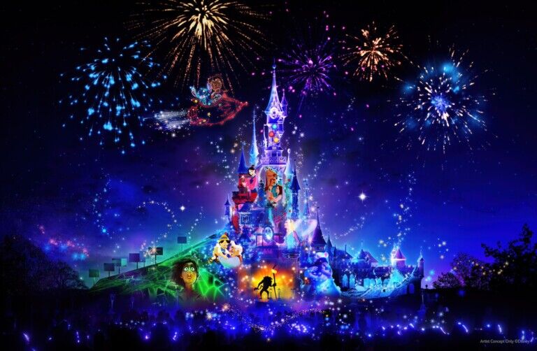 disneyland paris castle show