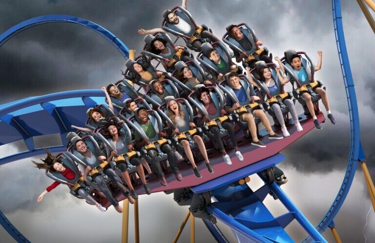 six flags great america wrath of rakshasa