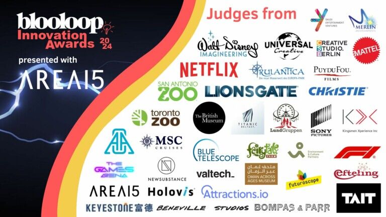blooloop Innovation Awards 2024 judges logos