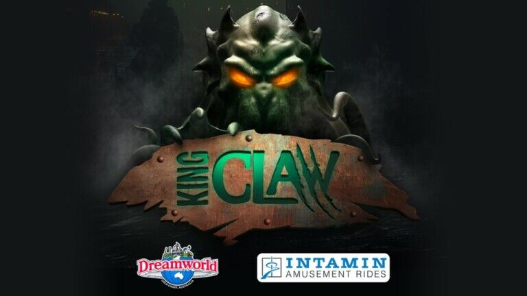 King Claw logo Intamin Dreamworld