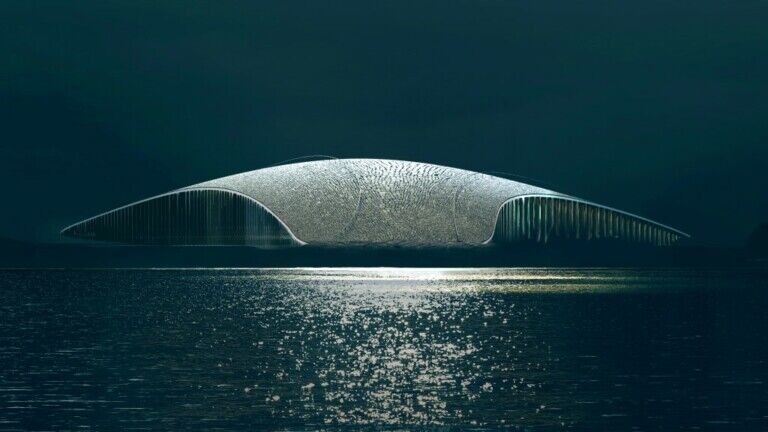 RAA selected as exhibition designer for The Whale The Whale, Dorte Mandrup AS. Rendering by Mir, Bergen.