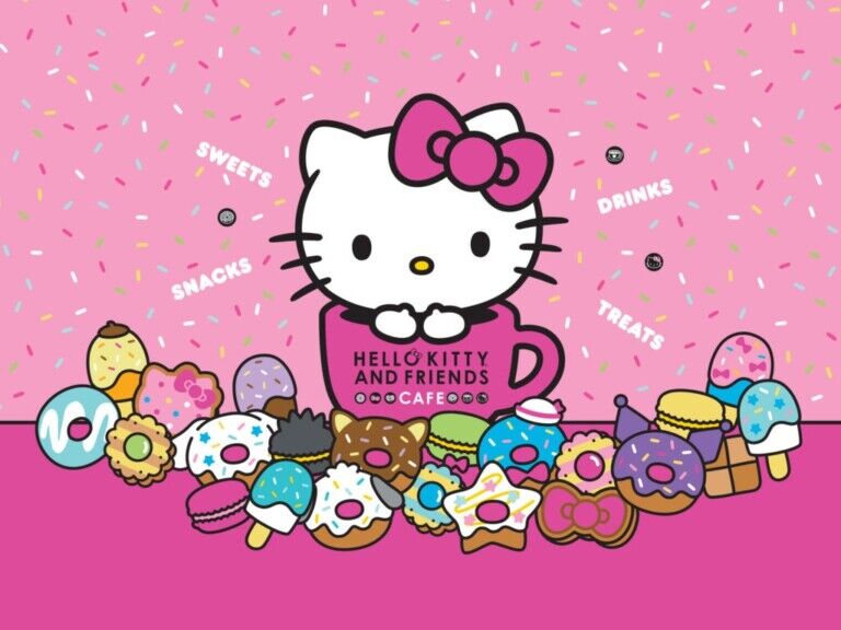 hello kitty and friends cafe, universal citywalk