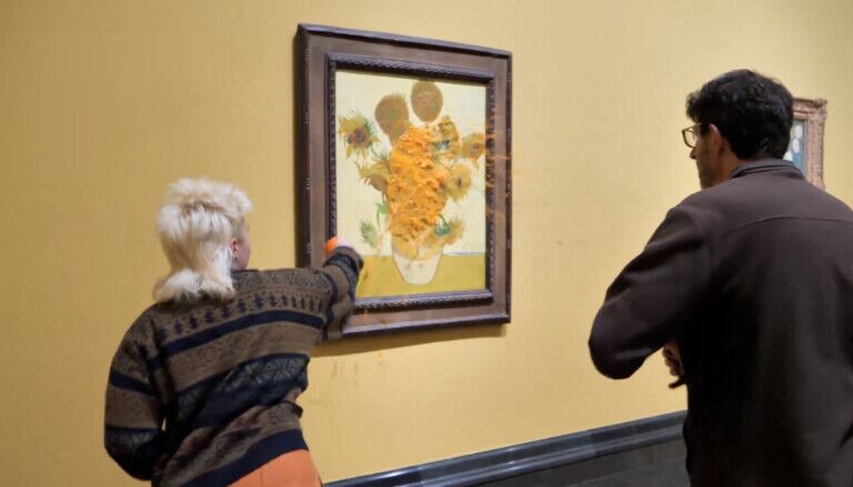just stop oil van gogh soup