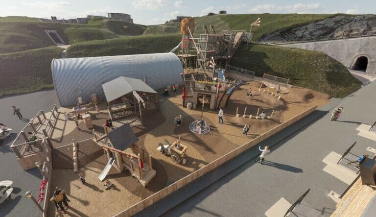 CAP.Co CGI adventure playground for Newhaven Fort