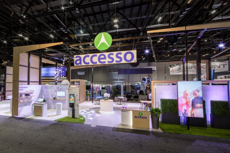 accesso trade show booth