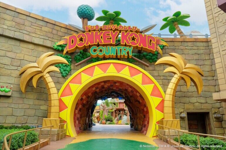 donkey kong country universal studios japan nintendo