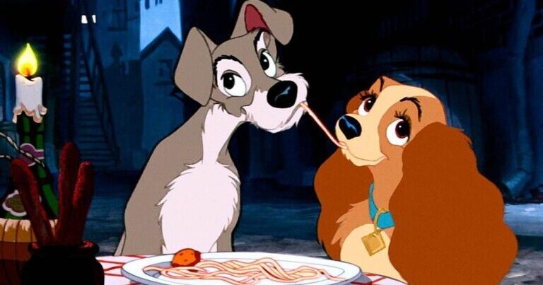 lady and the tramp spaghetti scene