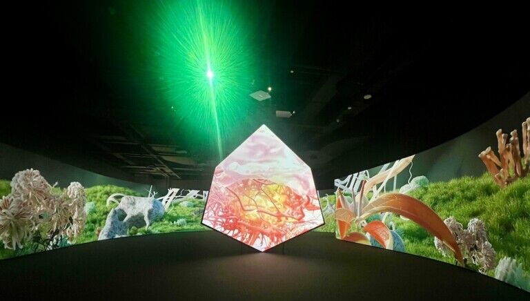 the “Futuristic Touch” exhibition in Guangdong Museum of Art Christie