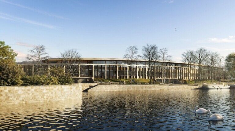 Bath Stadium view riverside