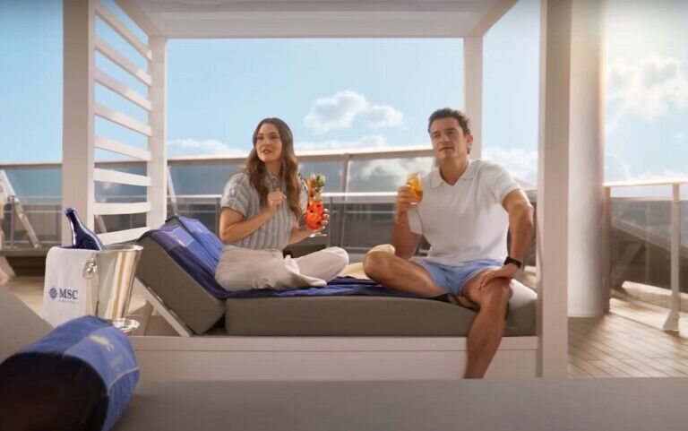 drew barrymore orlando bloom msc cruises