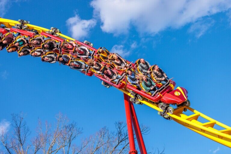 six flags the flash vertical velocity