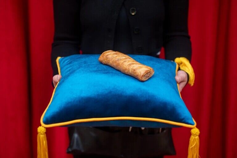 greggs sausage roll madame tussauds