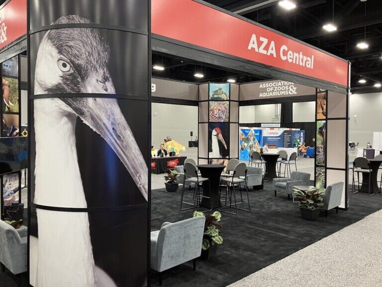 AZA conference booth