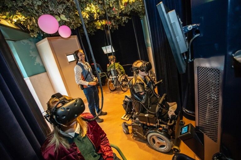 Virtual Droomvlucht at Efteling uses VR for disabled guests