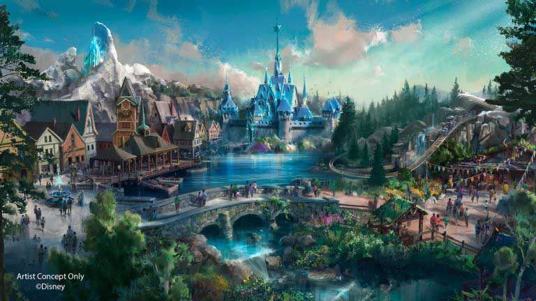 Hong Kong Disneyland Frozen land