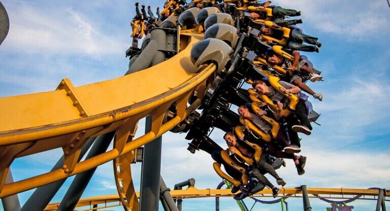 six flags over texas batman ride