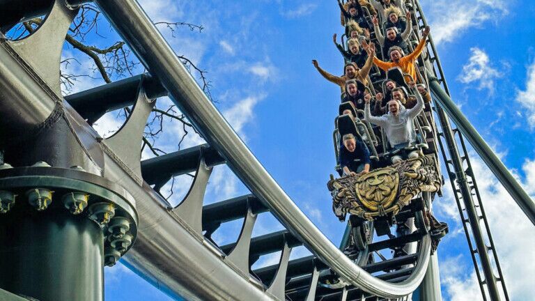 Toutatis coaster at Parc Asterix