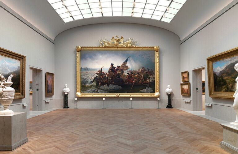 samsung frame TV met museum