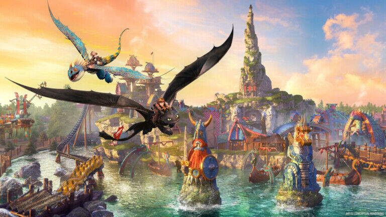 universal epic universe how to train your dragon